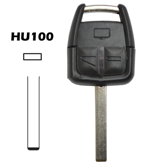 Caixa chave HU100 comando 3 botões Opel Chevrolet