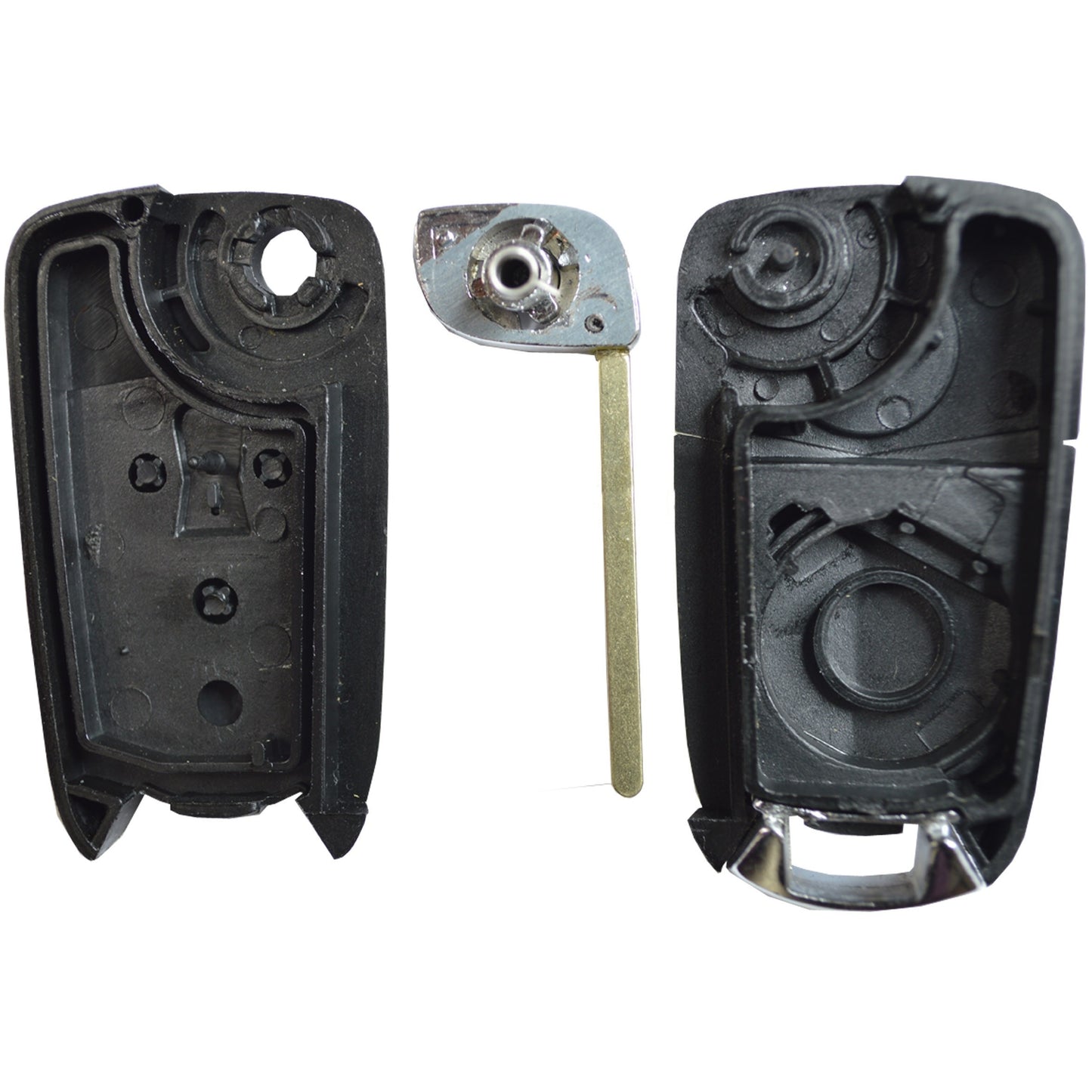 Opel Carcaça chave retrátil 3 botões lamina HU100