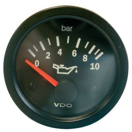Manómetro VDO Pressão Óleo 0-10 Bar 52mm