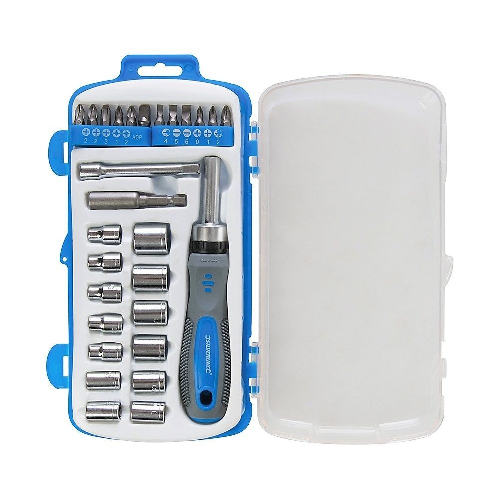 28-piece 1/4 Socket Wrench Kit