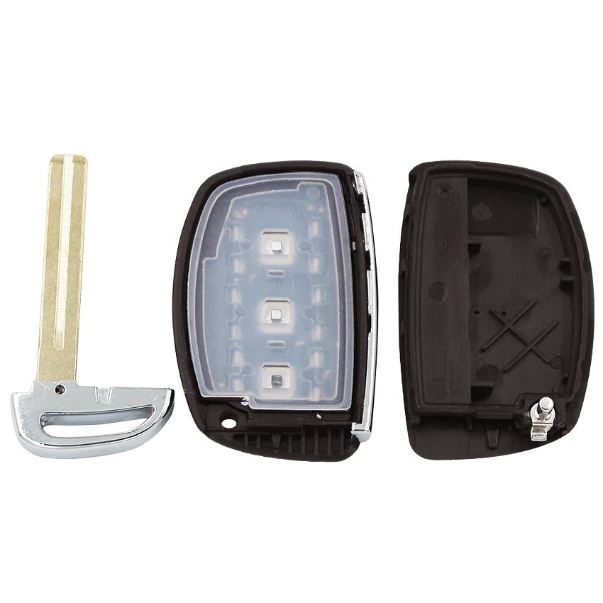 Hyundai 3 botões carcaça chave