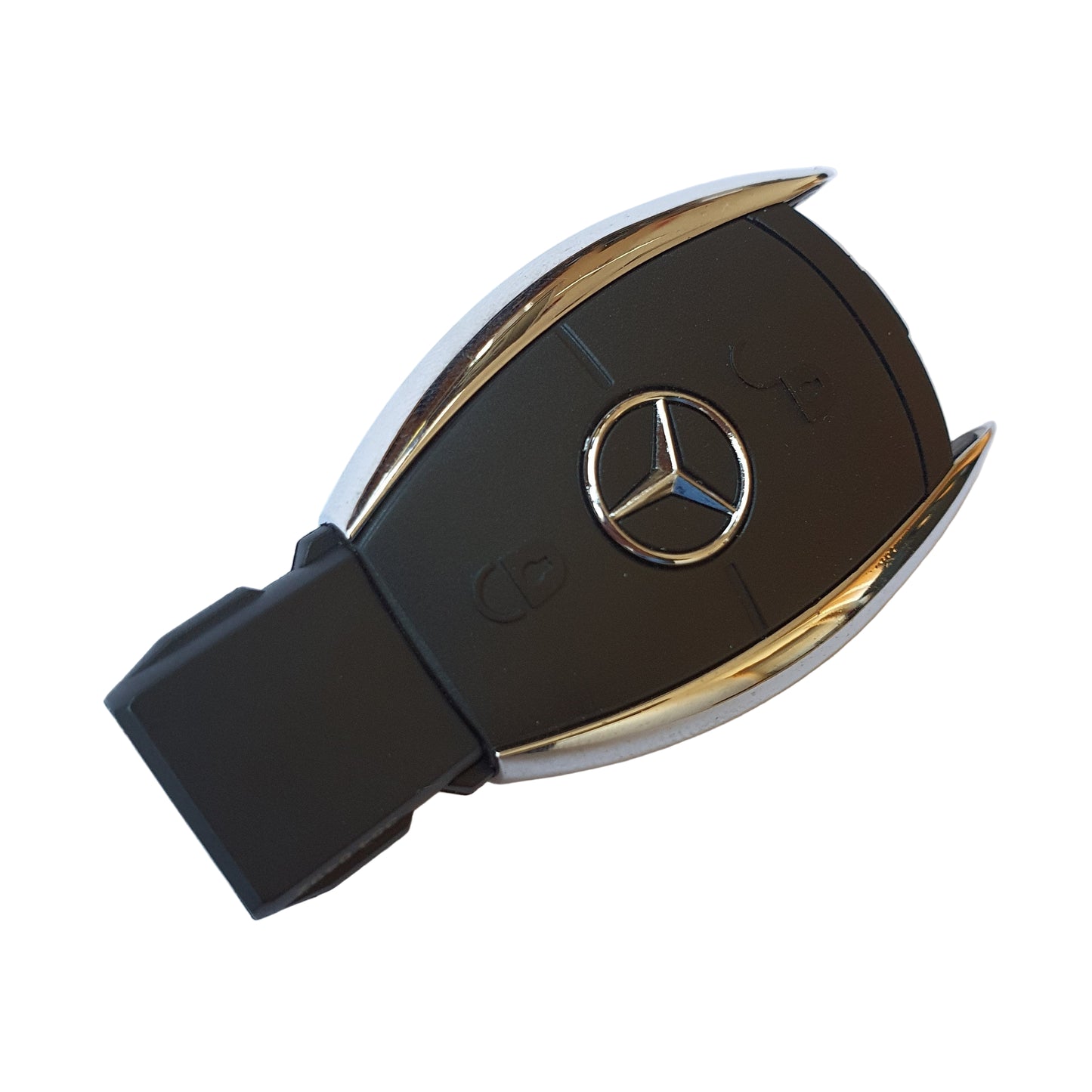 Mercedes Carcaça cromada comando 2 botões