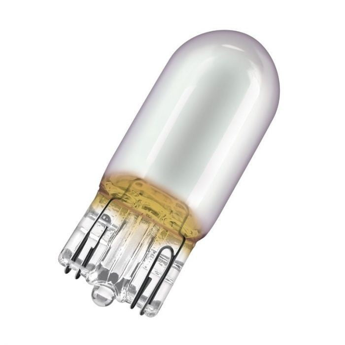 Osram Halogen Bulb Chrome Headband - T10 - 12V/5W - set of 2 pieces - Orange