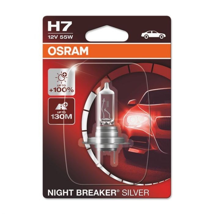 Lâmpada halogeneo Osram Night Breaker Silver - H7 - 12V/55W