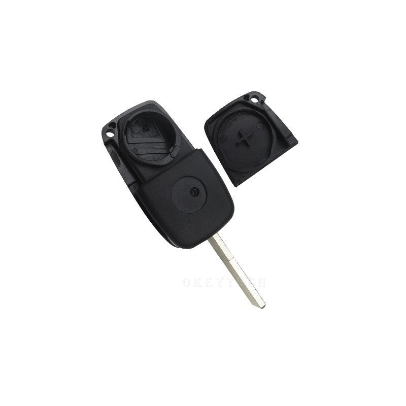 Fiat 2 botões carcaça e chave Preto
