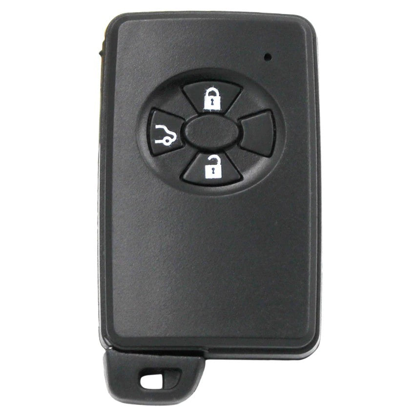 Toyota Carcaça Comando Cartão 3 botões Key Less