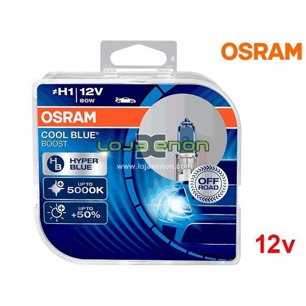Lâmpadas halogéneo Osram Cool Blue Boost NextGen - H4 12V/90W WSW - conjunto de 2