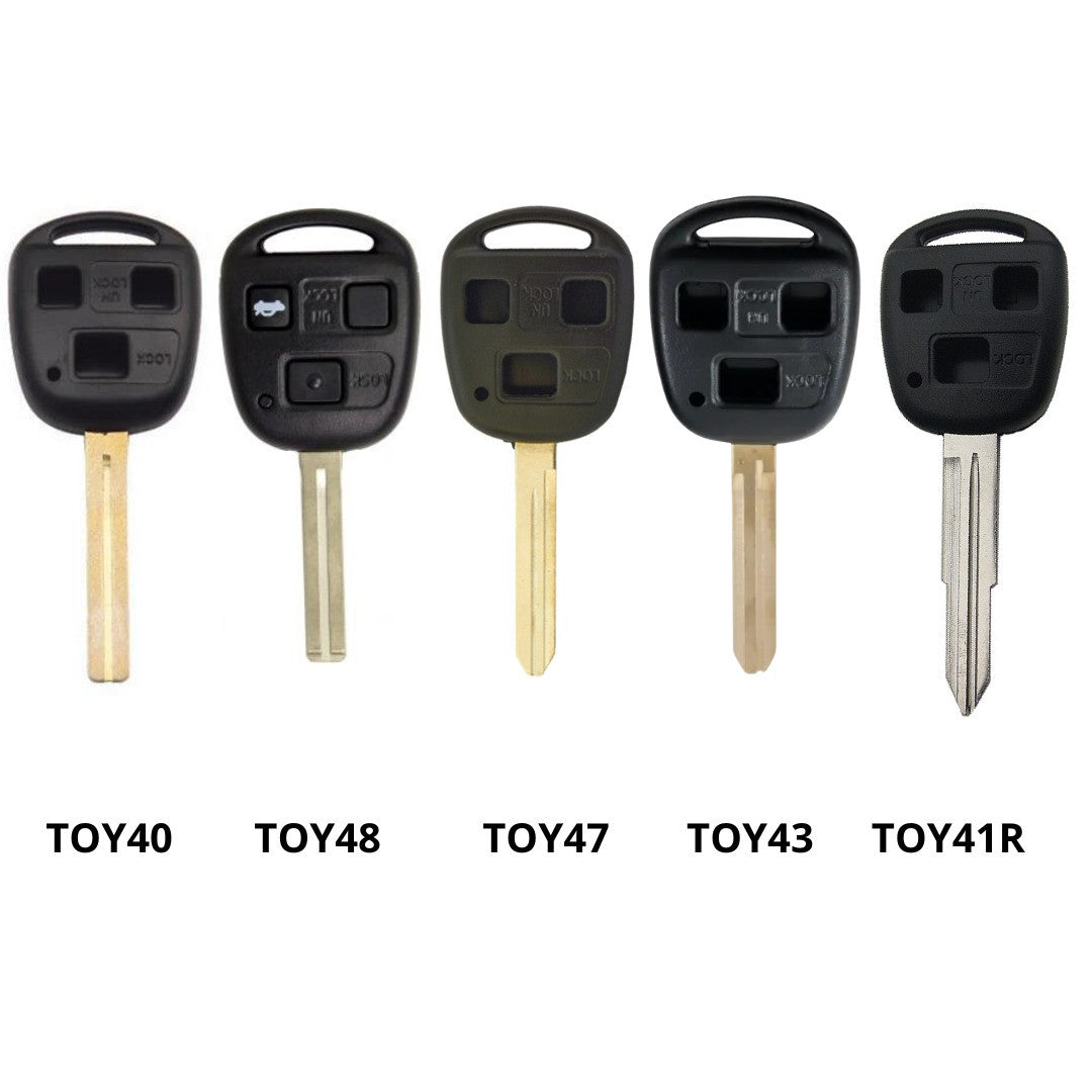 Caixa chave Toyota 3 Botões