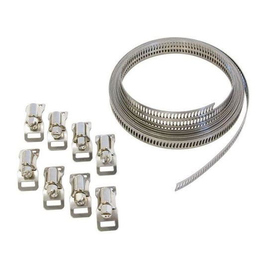 Universal metal clamp + 8 tightening screws