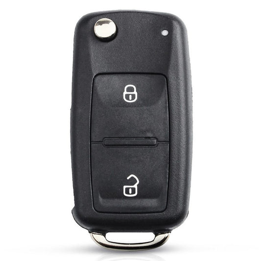 Carcaça comando chave 2 Botões para Audi Seat Skoda VW