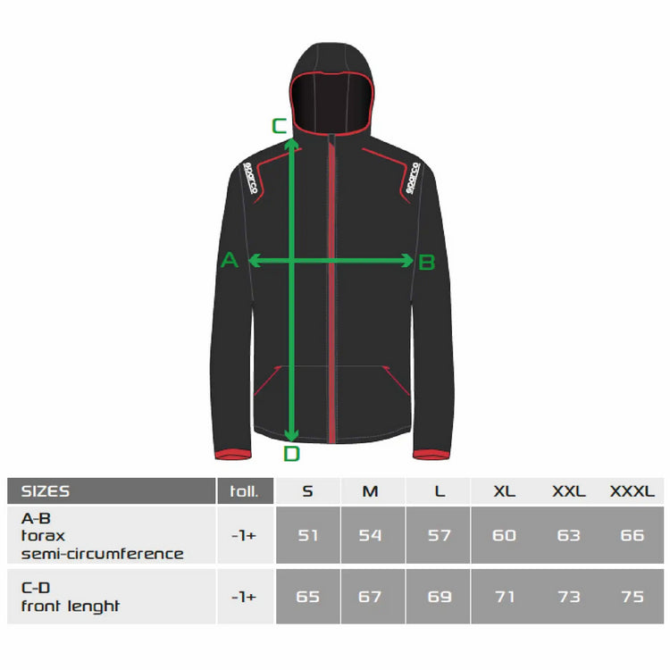 Sparco Wilson windbreaker jacket