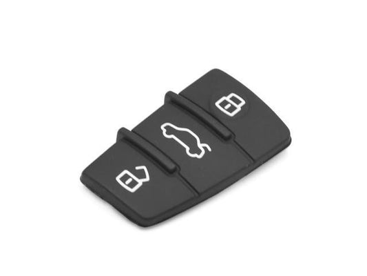 Audi Botões Borracha para chave 3 botões V3