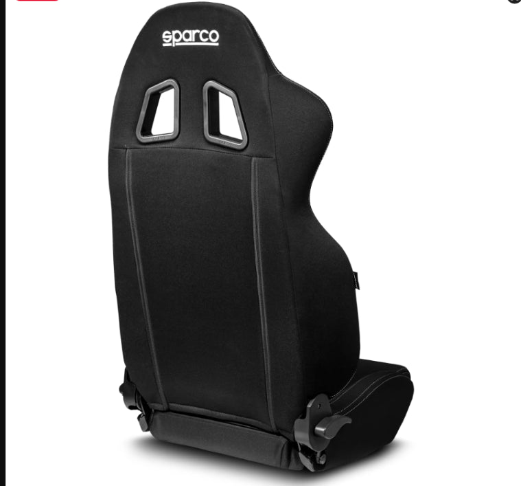 Backet Sparco R100 MY22 Preto / Vermelho