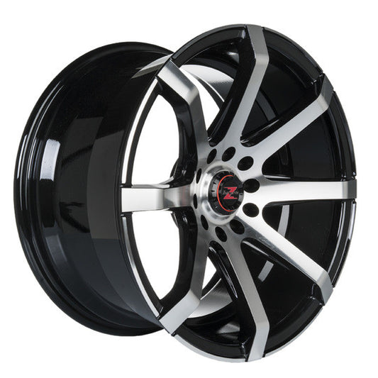 Barzetta Grottesco 9x17 Black Polished Wheels