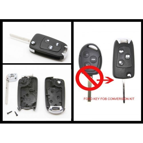 Kit de conversão chave retráctil Ford 3 botões