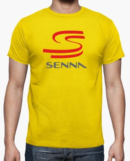 T-shirt Ayrton Senna Amarelo