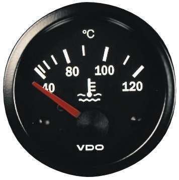VDO Water Temperature Gauge 52mm