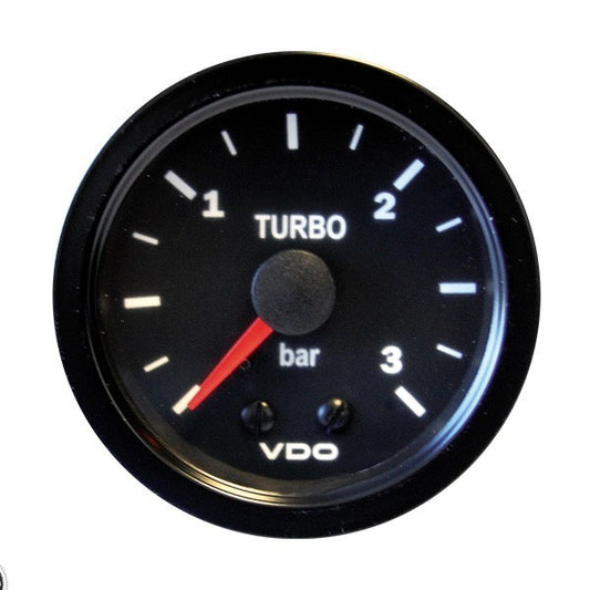 Manómetro VDO Pressão Turbo 0-3 Bares 52mm