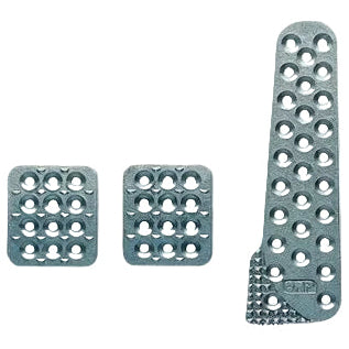 Kit 3 Pedais Especial OMP BMW / Porsche Aluminio