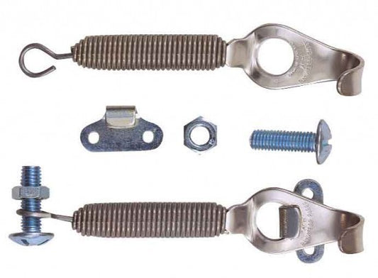 Stainless steel spring bonnet hook (pair)