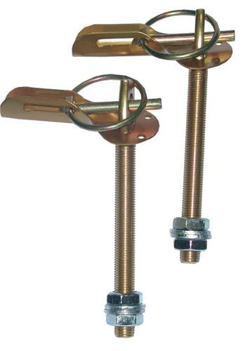 Pair Dakar Aluminum hood hook