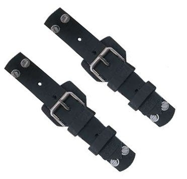 OMP Black Leather Bonnet Lock