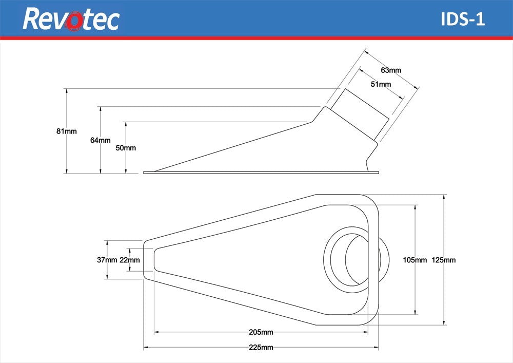 Naca Revotec transparent air inlet