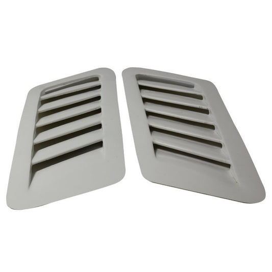 Fiber Bonnet Air Intake 49X20cm (X2)