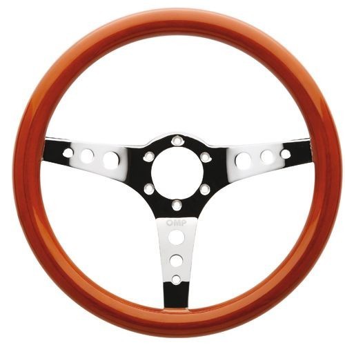 Volante OMP Mugello 350mm em madeira