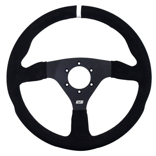 PRO Suede GT2i Steering Wheel Black/Flat Black