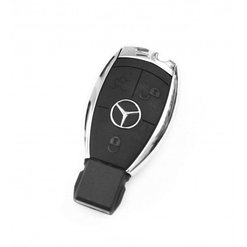 Mercedes Chrome Key Housing with 3 Button Control