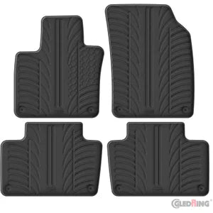 Tapetes de Borracha Volvo XC90 3/2015- (T profile 4 Tapetes + Clips de encaixe)