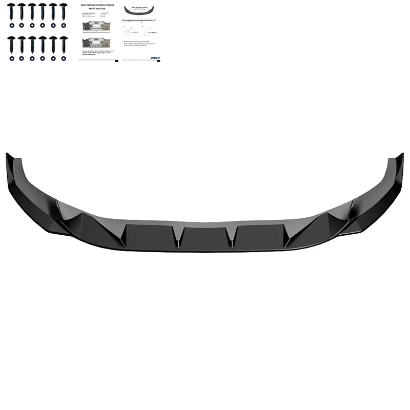 Difusor Frontal Audi A4 (B9) Sedan/Avant S4/S-Line Facelift 2019-2024 - Gloss black