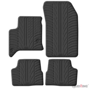 Tapetes de Borracha Fiat 600 Hybrid 2024- (T profile 4 Tapetes + Clips de encaixe)