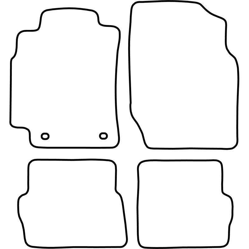 Tapetes Nissan Almera N16 00 a 06 Originais Nissan Genuine Parts