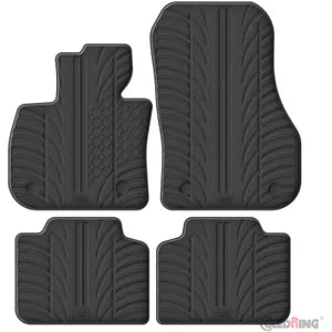 Tapetes de Borracha BMW X1 (U11) excl. Plug-in-Hybrid 2022- (T profile 4 Tapetes + Clips de encaixe)