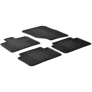 Tapetes de Borracha Audi Q7 2006-2015 (T profile 4 Tapetes + Clips de encaixe)