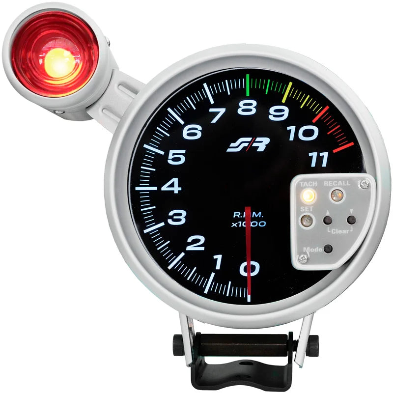 Manómetro Simoni Racing Conta Rotações 125mm 11000RPM shift light
