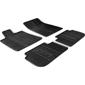 Tapetes de Borracha Peugeot 407 2004- (T profile 4 Tapetes + Clips de encaixe)