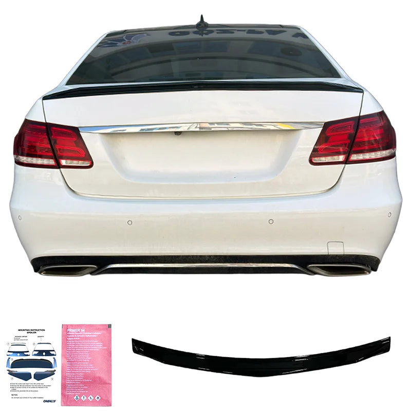 Spoiler Mala Mercedes Classe E (W212) Sedan Facelift 2012-2016 incl. AMG - Gloss black