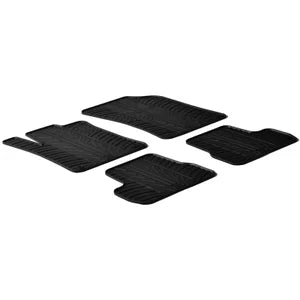 Tapetes de Borracha Citroen C3 2010-10/2016 (T profile 4 Tapetes + Clips de encaixe)