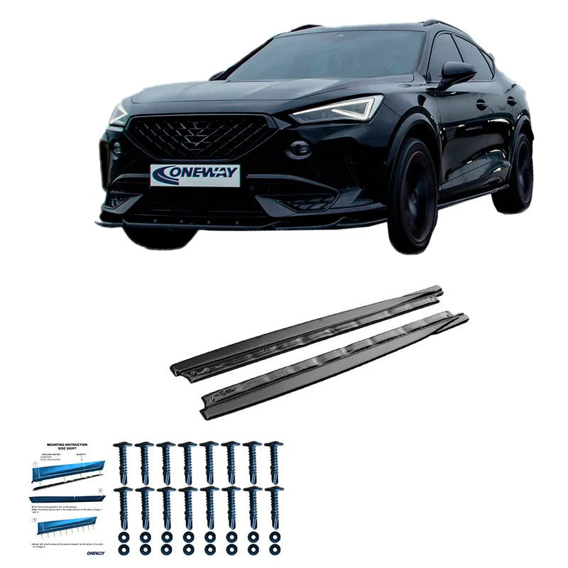 Saias Laterais Cupra Formentor 2020-2024 & Facelift 2024- - Gloss black