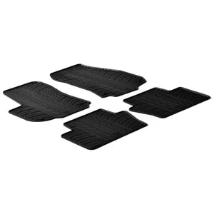 Tapetes de Borracha Opel Zafira B 2005-2011 (T profile 4 Tapetes + Clips de encaixe)