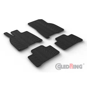 Tapetes de Borracha Mercedes EQE (V295) 2022- (T profile 4 Tapetes + Clips de encaixe)