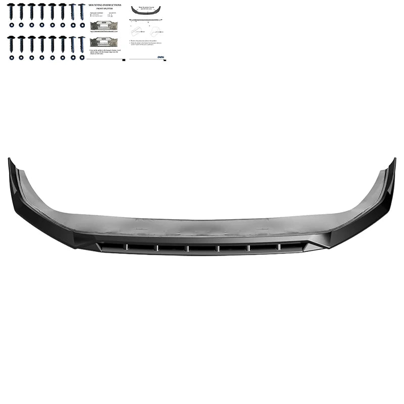 Difusor Frontal VW Golf VIII HB/Variant 2020-2024 excl. GTi/GTD/GTE/R/R-Line 'Version 2' - Gloss black (Cópia)