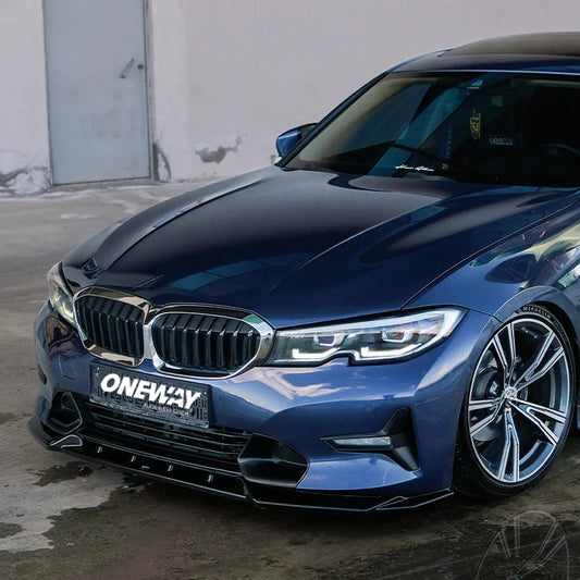 Difusor Frontal BMW Serie 3 G20 G21 Sedan/Touring Sport Line 2018-2022 - Gloss Black