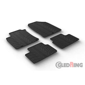 Tapetes de Borracha Hyundai i30 2/2017- (T profile 4 Tapetes + Clips de encaixe)