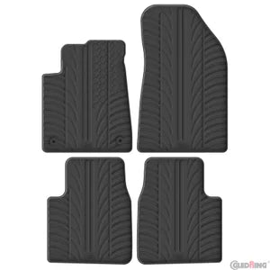Tapetes de Borracha Citroen C3 Aircross II 2024- (T profile 4 Tapetes + Clips de encaixe)