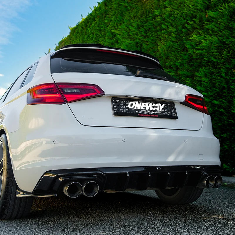 Spoiler Mala Audi A3 (8V) Sportback 2012-2020 excl. S-Line/S3/RS3 - Gloss black