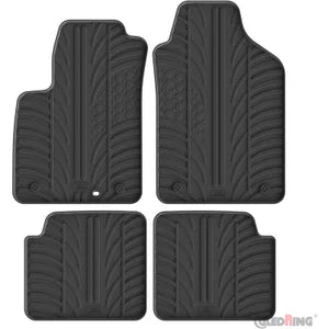 Tapetes de Borracha Fiat 500 2013-2019 & 2019- (T profile 4 Tapetes)